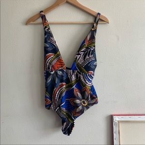 Zara printed bathing suit
